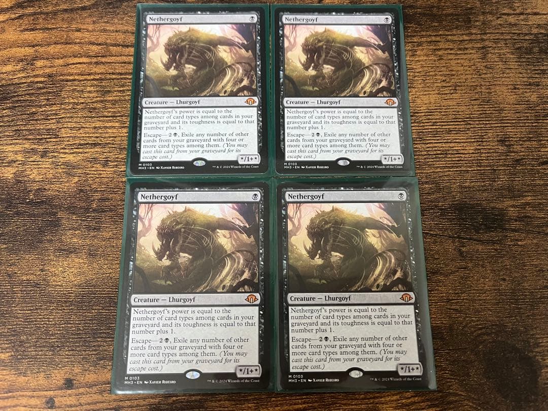 ネザーゴイフNethergoyf 英語版 4枚セット