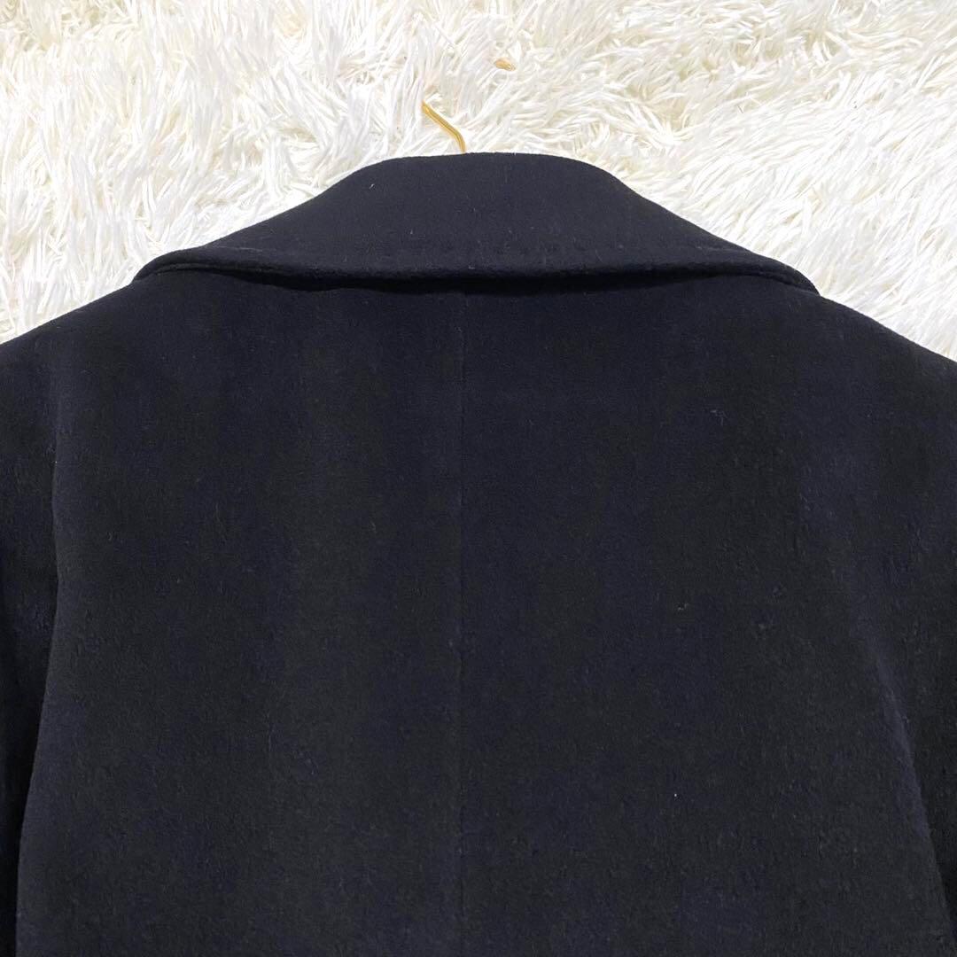【美品✨】SPORT MAX ロング チェスターコート カシミヤ 女優襟 黒38