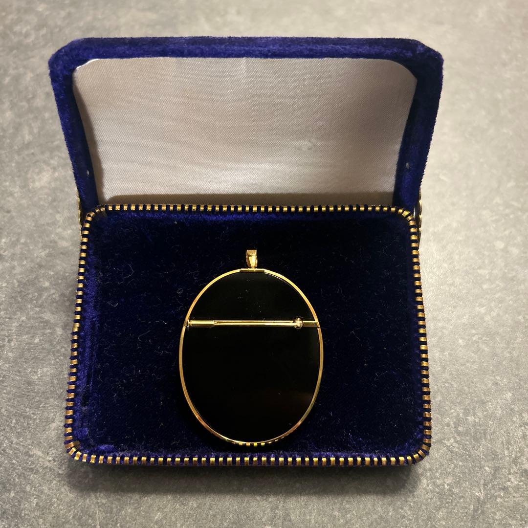 【カメオ】ブローチ　ペンダントトップ