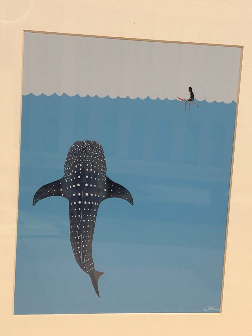 ＜Jonas Claesson＞WHALE SHARK アート