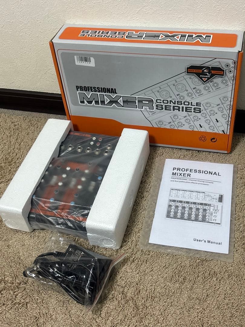 4ch オーディオミキサー MTKXSY 3/4-MP3