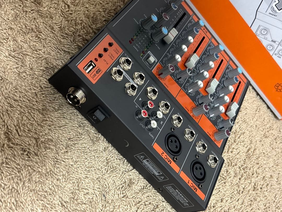 4ch オーディオミキサー MTKXSY 3/4-MP3