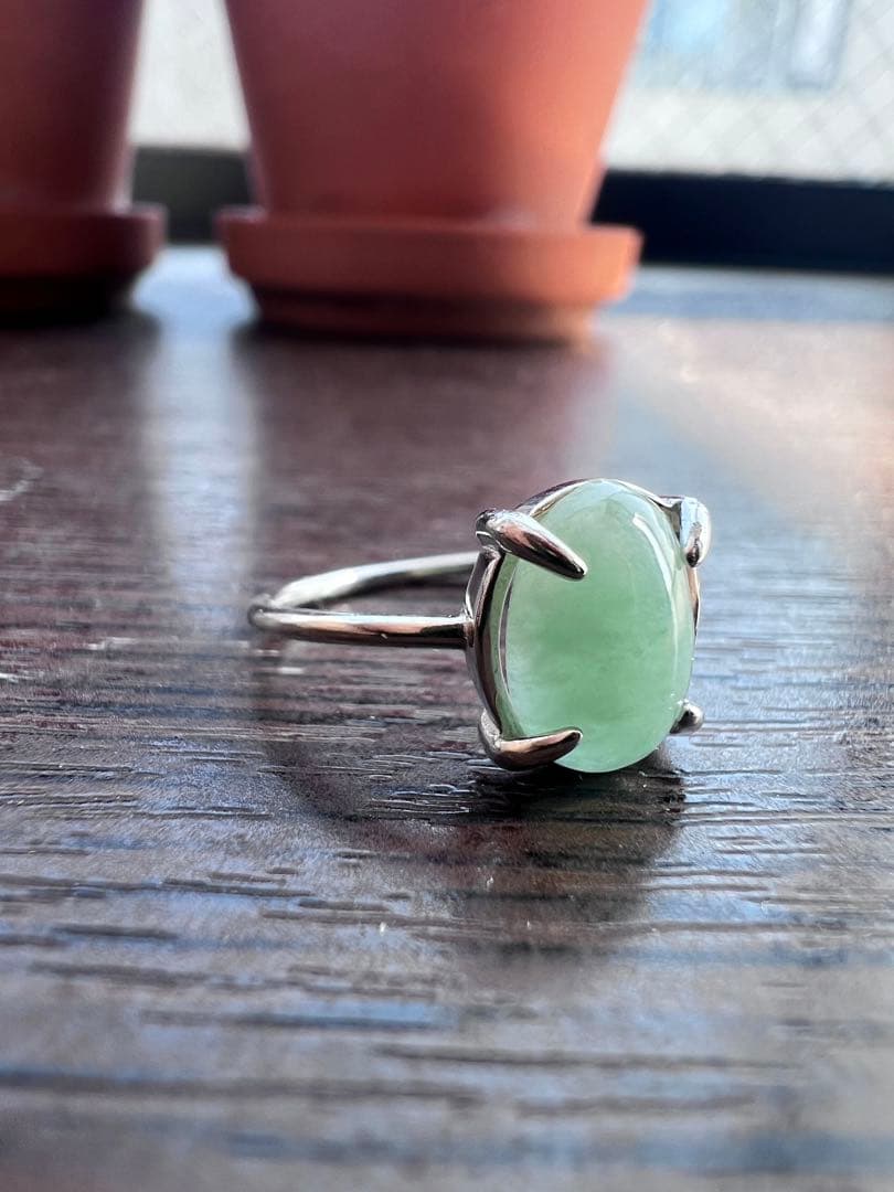糸魚川翡翠　リング　9号