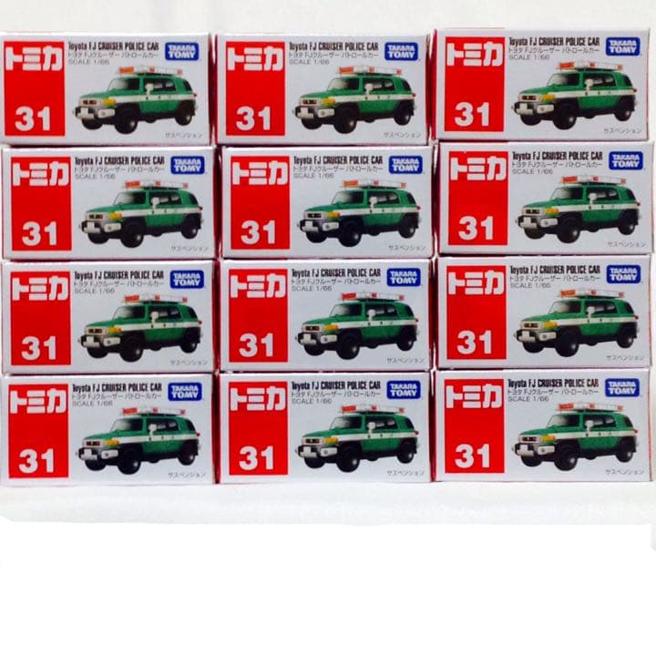 トミカ 12個セット No.31 トヨタ FJクルーザー パトロールカー