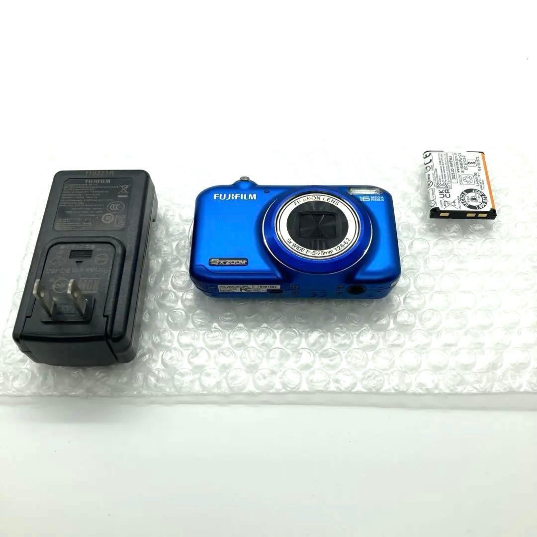 FUJIFILM Fine pix JX400 ブルー　バッテリー/充電器付き