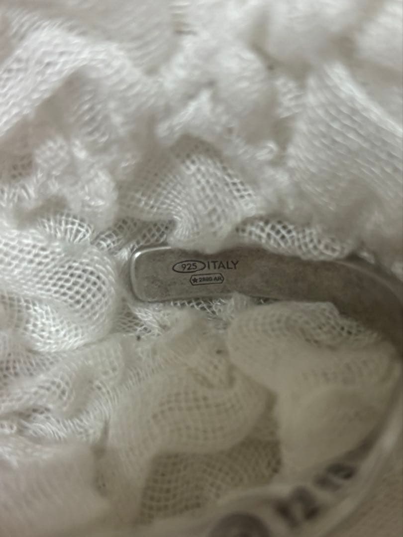 Maison Margiela ツイストバングル シルバー925