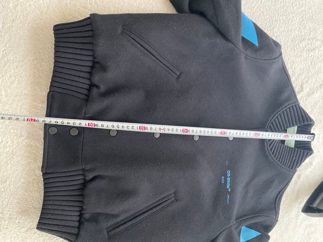 ざくろさま専用！！ オフホワイト　メンズアウター　ブルゾン　スタジャン　美品