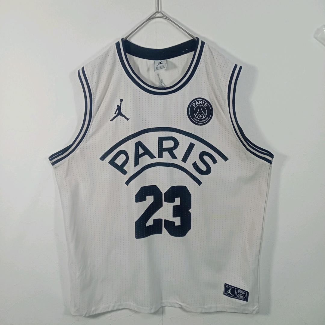 パリサンジェルマン(PSG)×ジョーダン タンクトップ　バスケットボールXXXL