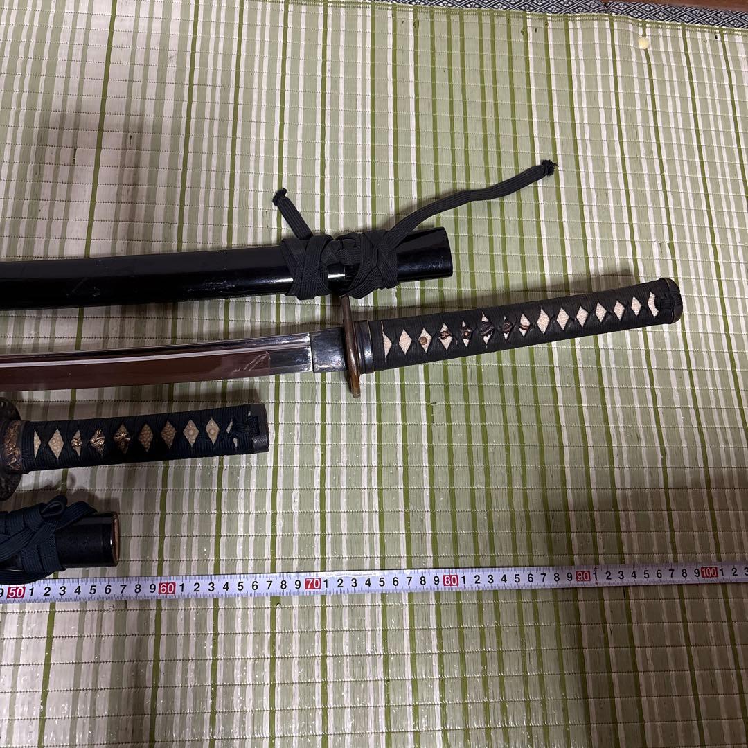 模造刀　模擬刀　武士　侍　伝統工芸　剣　ソード　太刀　小太刀　鞘　2本