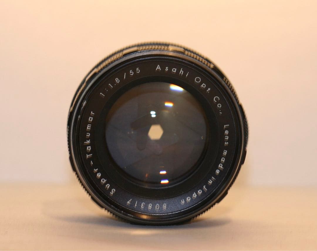 前期型　Super-Takumar 55mm f1.8 オールド単焦点レンズ