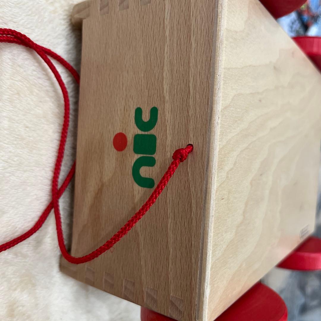 nic 車付ポストボックス　formen wagen 木製　つみき　くるま