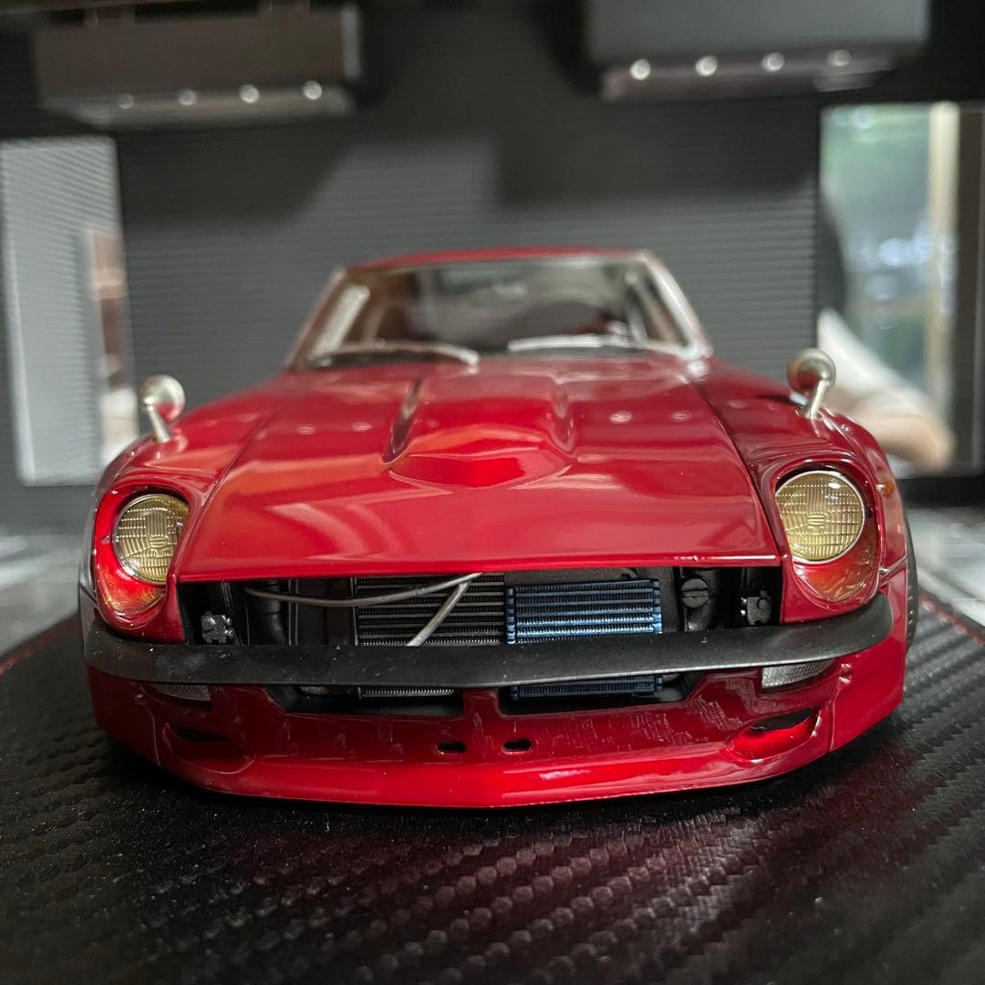 新品未展示品イグニッションモデル 1/18 パンデムS30 Zレッドメタリック❷