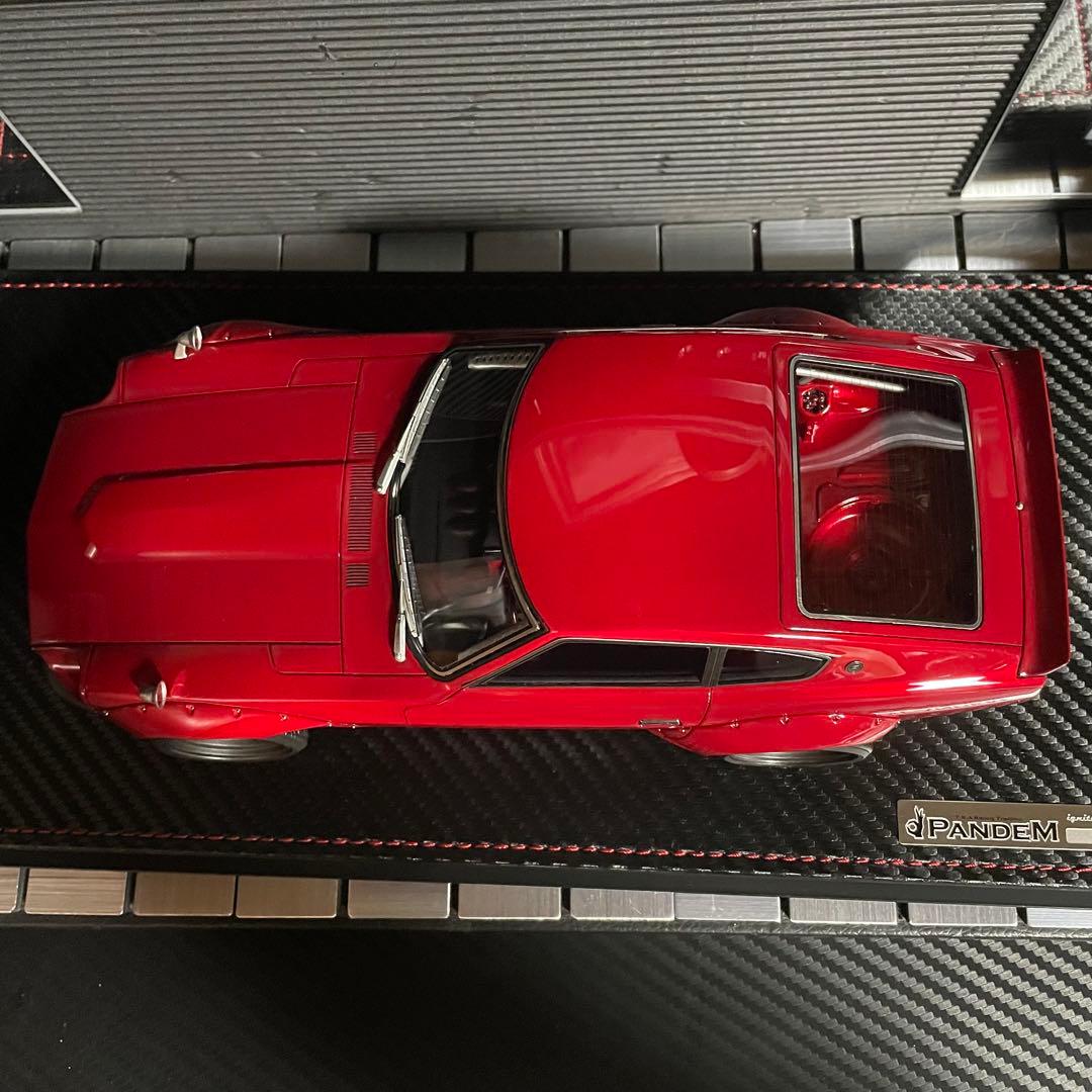 新品未展示品イグニッションモデル 1/18 パンデムS30 Zレッドメタリック❷