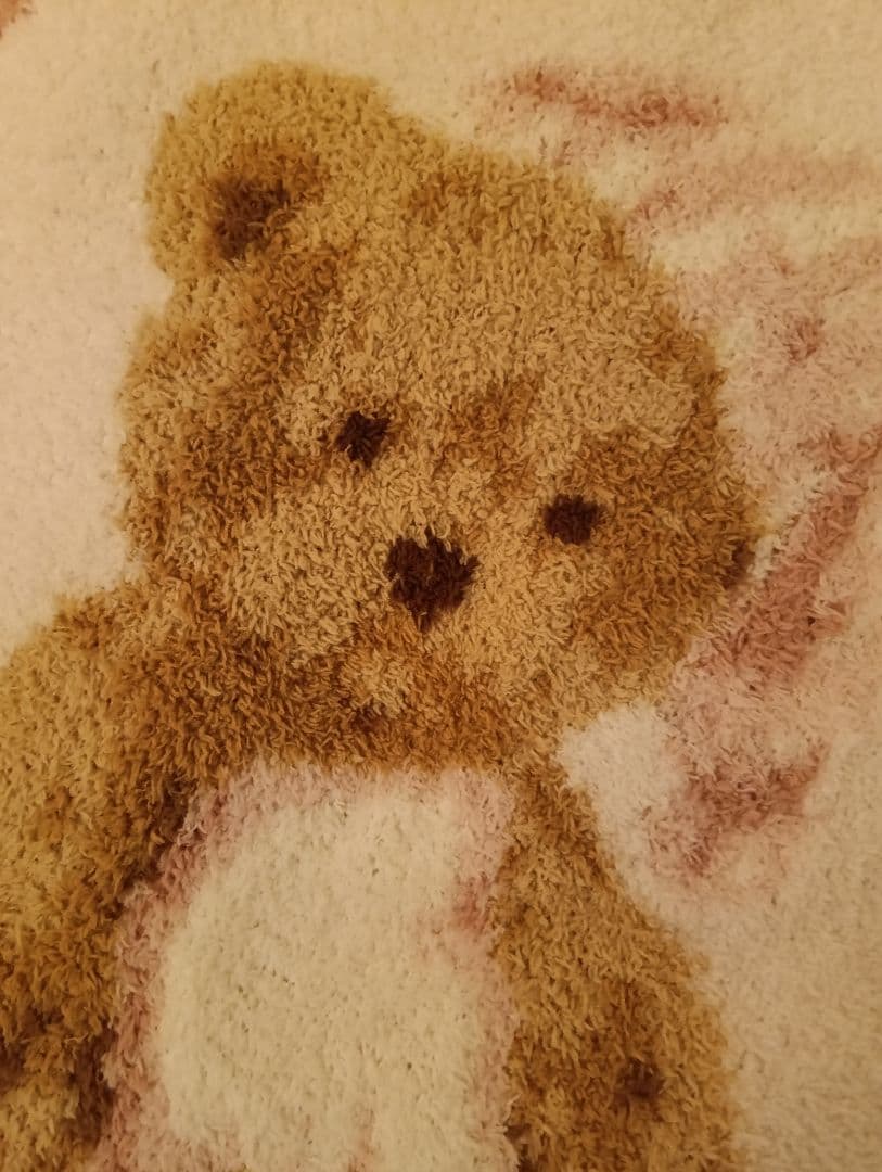 ジェラートピケ　グッドナイトベアーピンクプルオーバーとロングパンツ