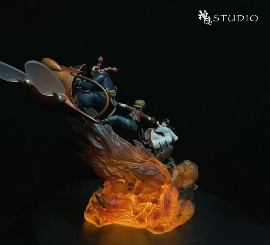 宮崎駿 天空の城ラピュタ バスがシータを救うGK 彫刻フィギュア