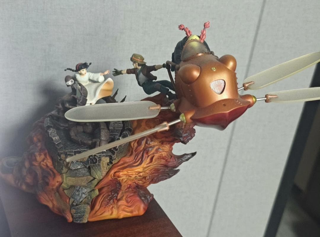 宮崎駿 天空の城ラピュタ バスがシータを救うGK 彫刻フィギュア