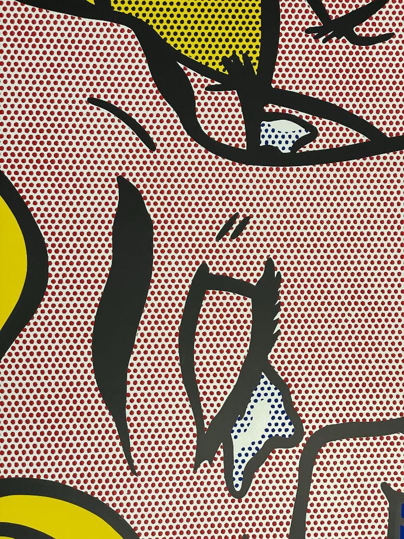 ロイ・リキテンスタイン シルクスクリーンポスター　Kiss V 1964