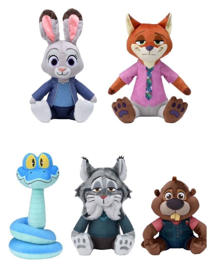 ズートピア ぬいぐるみ 5体セット