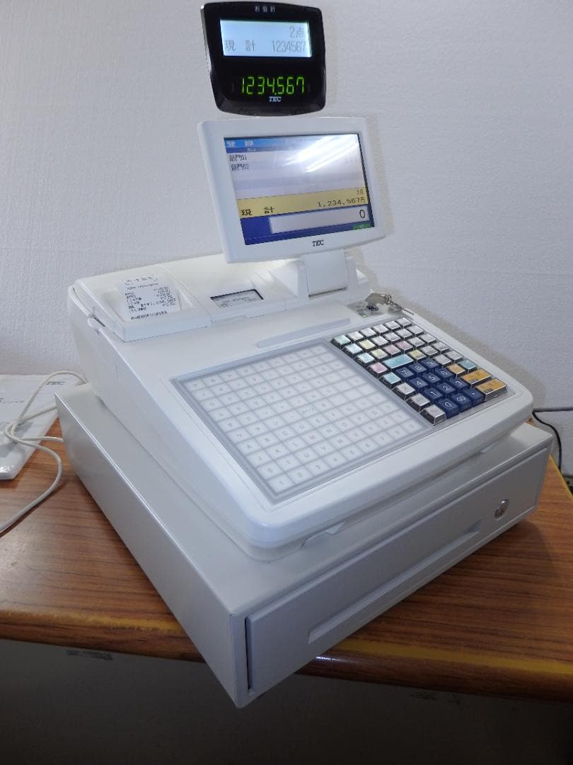 美品 3210 設定無料 FS-2055-V2 レジスター スキャナー付