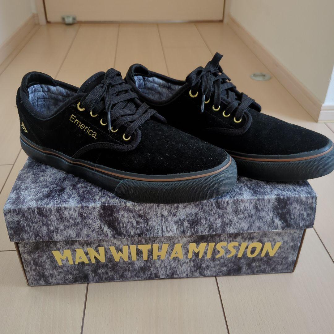MAN WITH A MISSION　エメリカ スニーカー　希少　レア24.5
