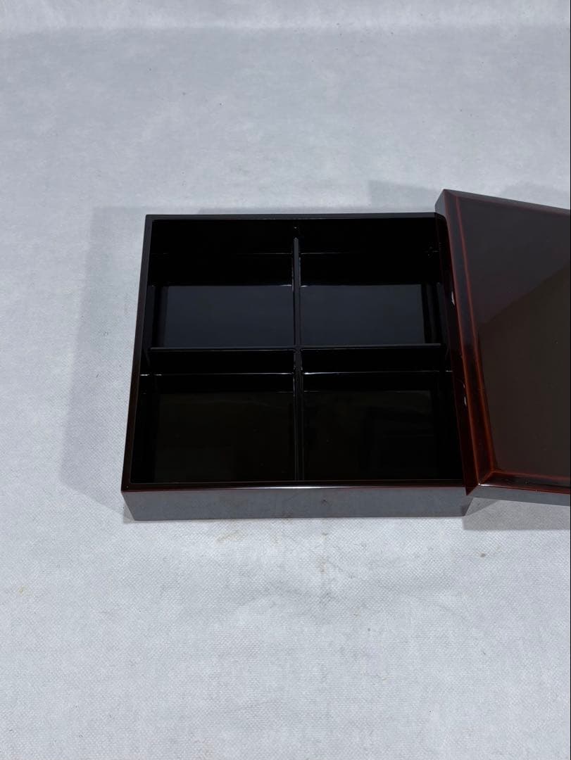 ②輪島塗　光栄堂作　松花堂　五客　美品　共箱　茶道　懐石　送料込