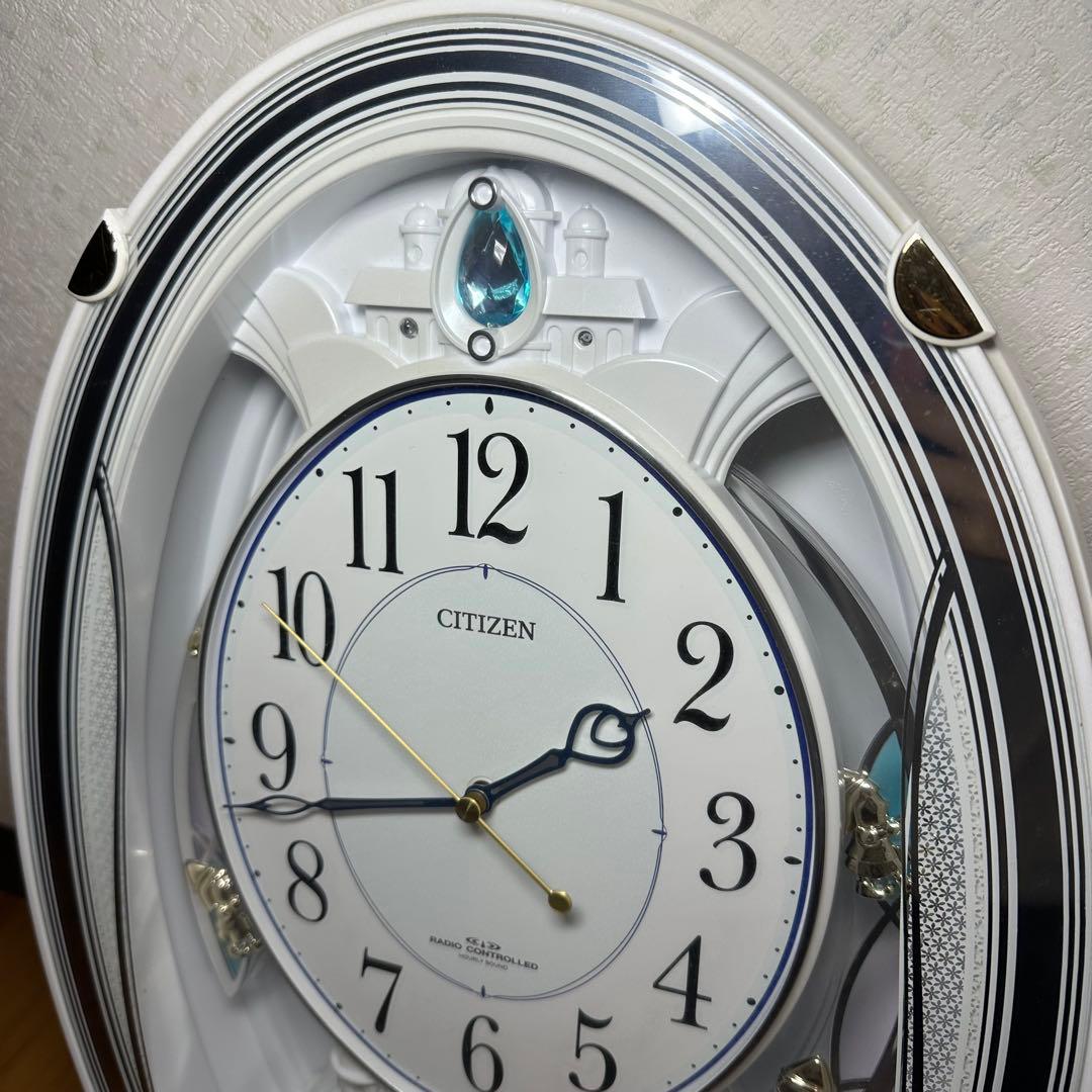 シチズン　4MN484-NT1511G 電波時計