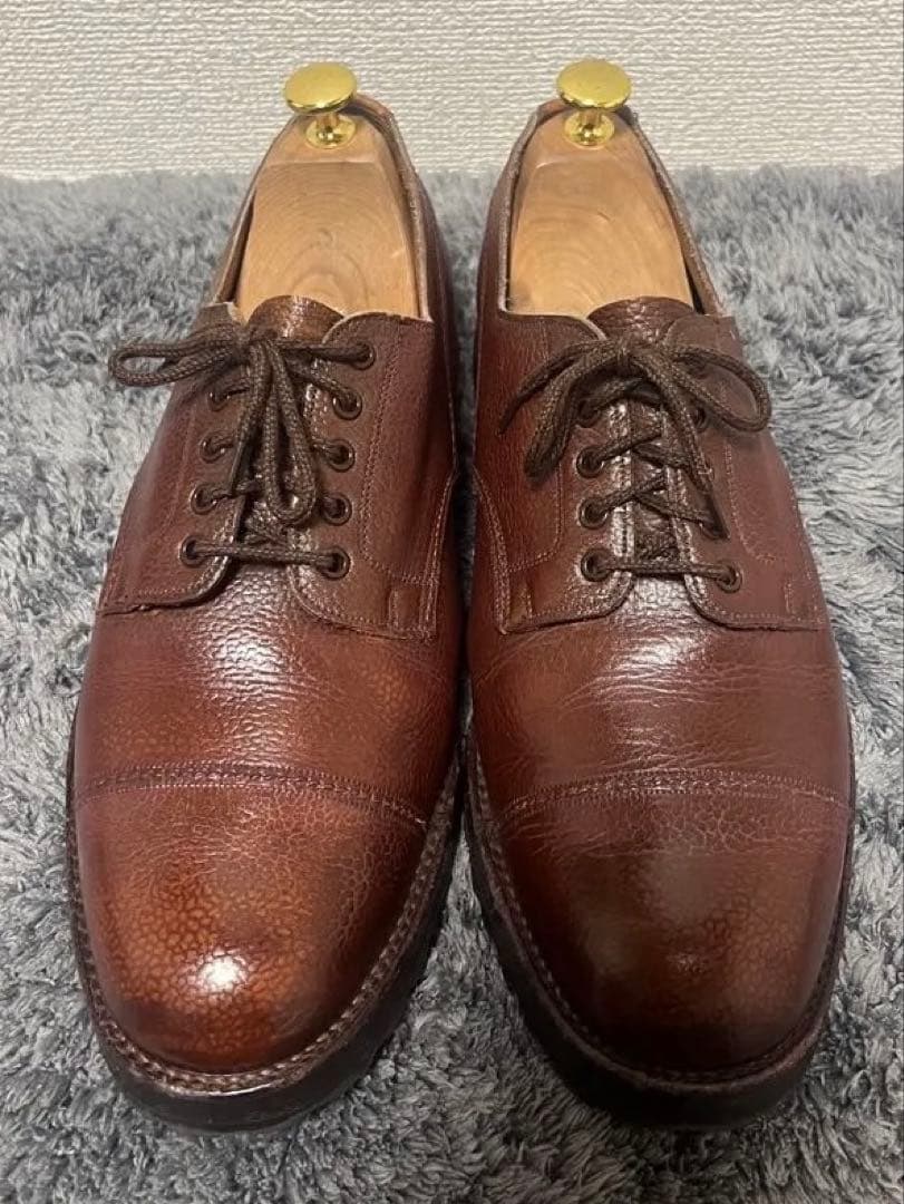 ケンゴン？ CROCKETT&JONES ブラウンレザーシューズ　UK7 1/2