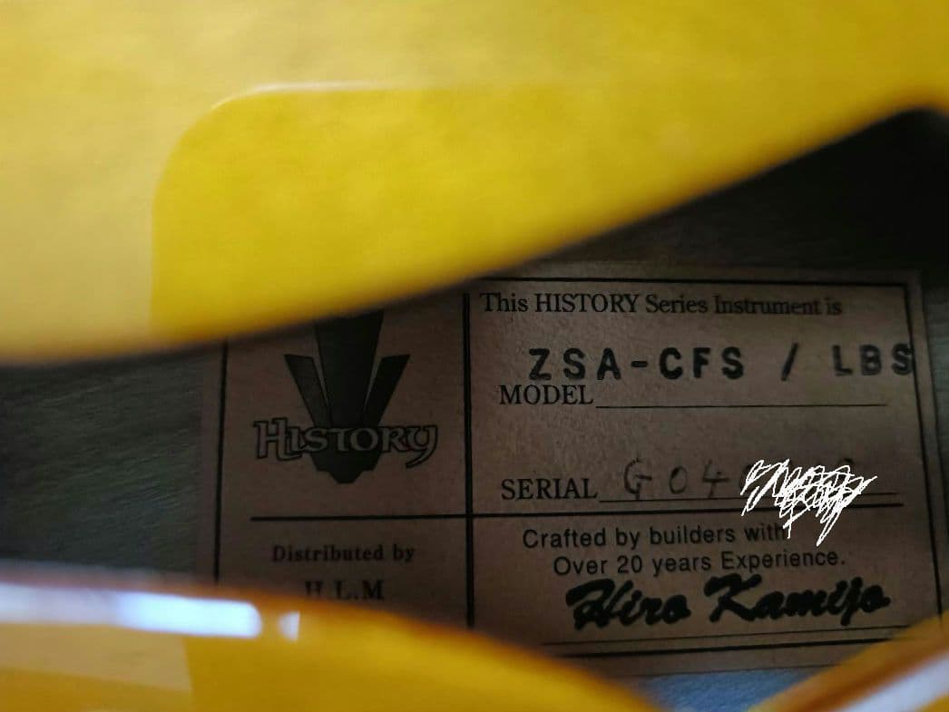 History ZSA-CFS / LBS 2004年日本製 ES-335 美品