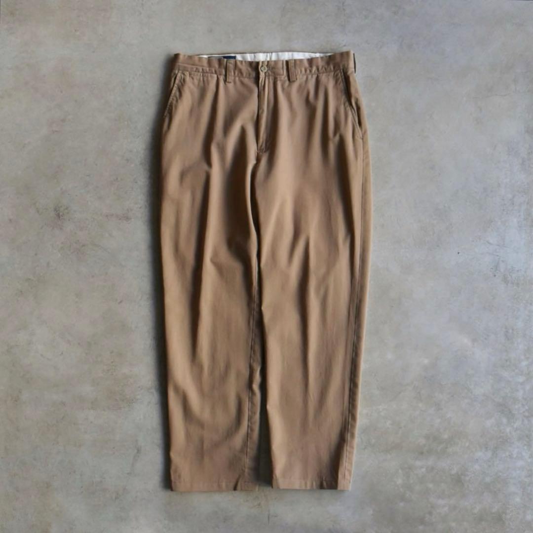 90s ラルフローレン ノータックチノ ポロチノ 未使用 W34 L30