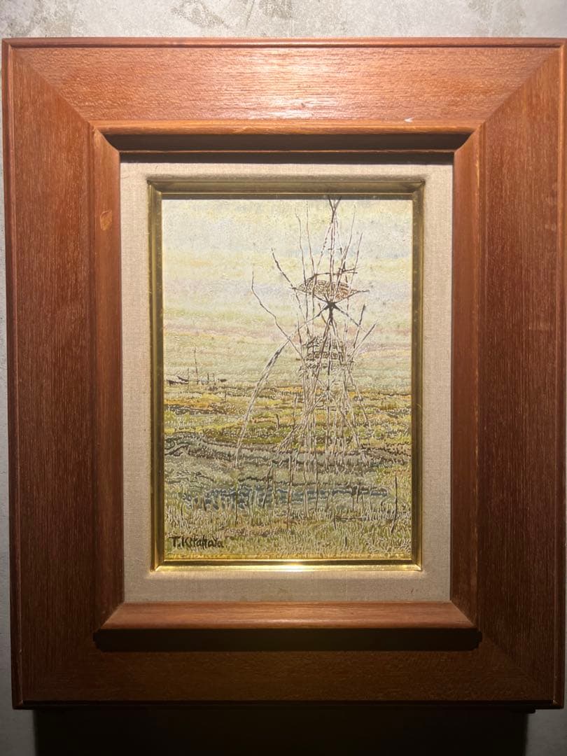 肉質画　北原悌二郎　【有明の早春】