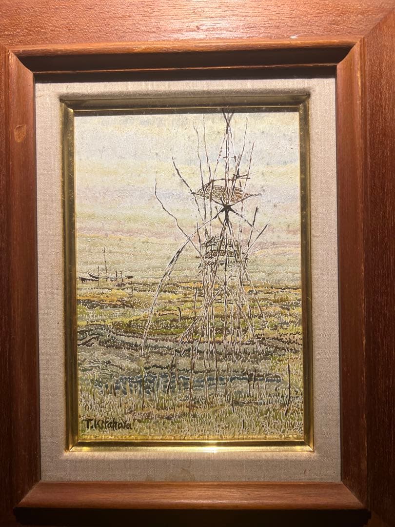 肉質画　北原悌二郎　【有明の早春】