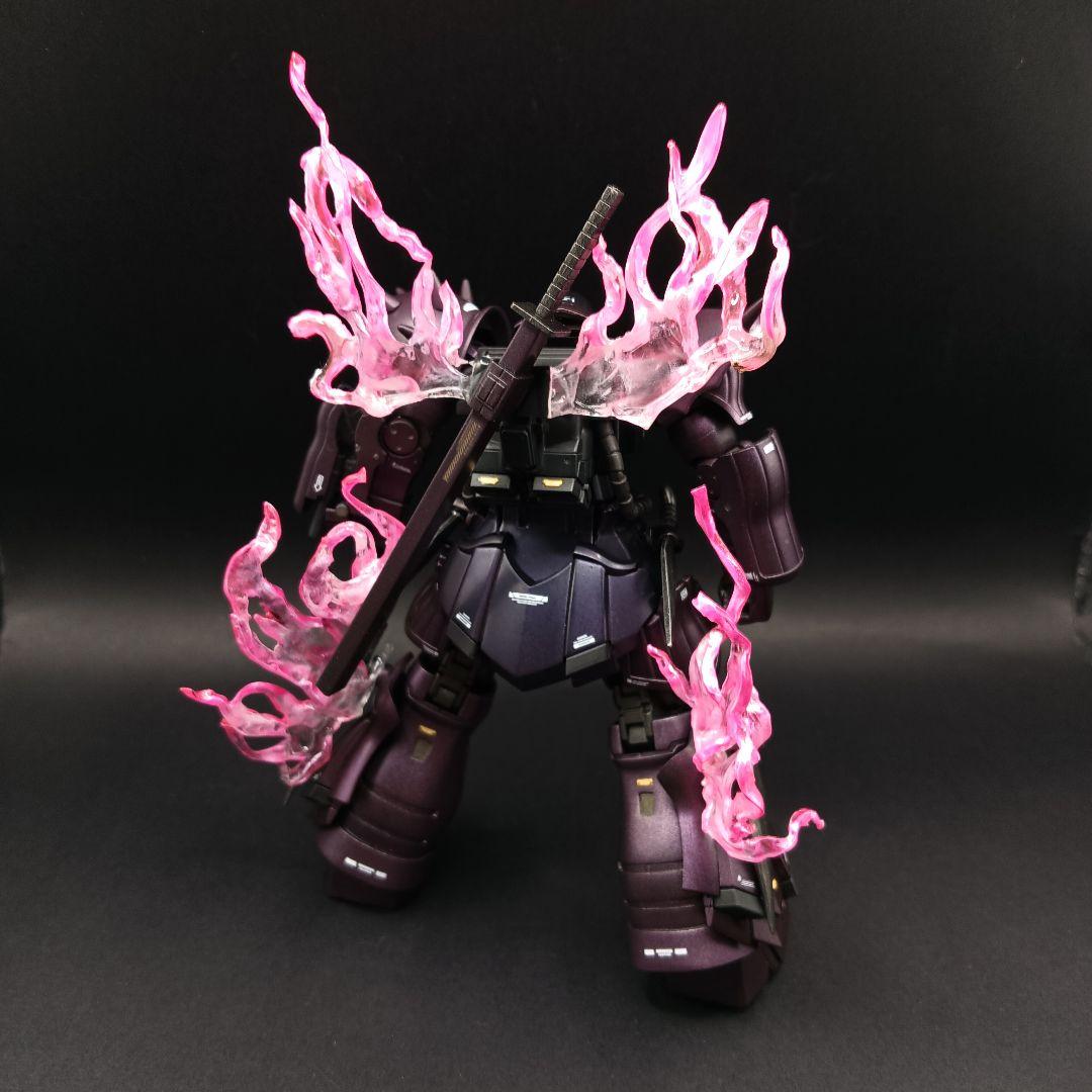 HGUC 1/144イフリートナハトつや消しキャンディ全塗装完成品自作エフェクト