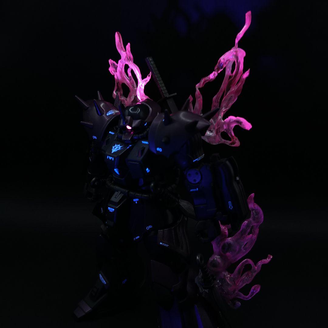 HGUC 1/144イフリートナハトつや消しキャンディ全塗装完成品自作エフェクト