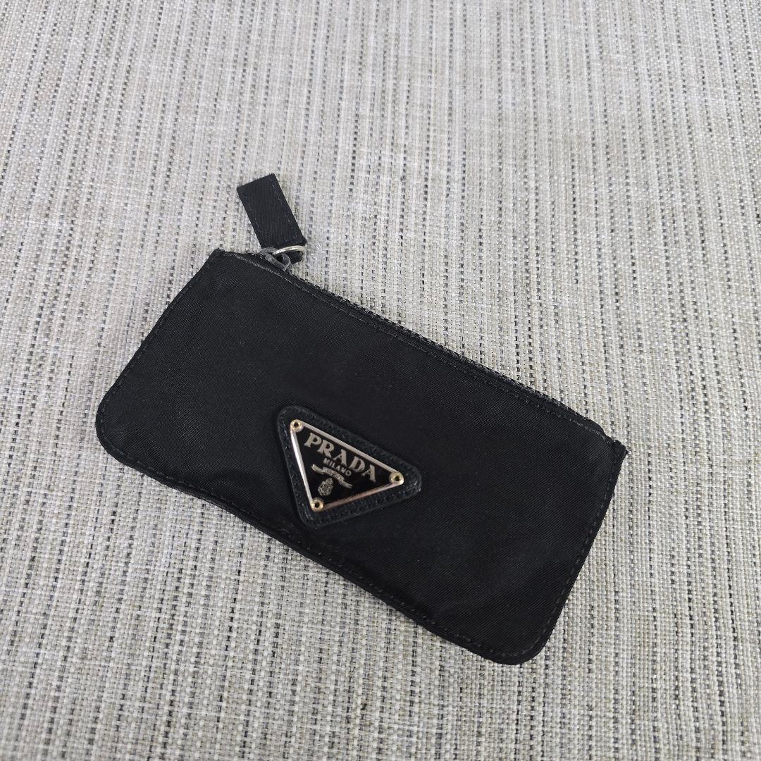 PRADA　プラダ　テスート　ナイロン　小銭入れ　ケース　キーリング