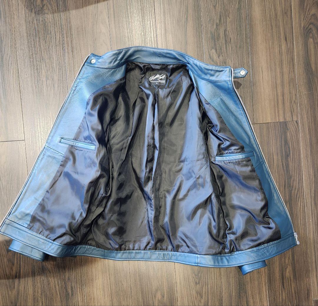美品 ラトルトラップ リアルクローズ シングルライダース レザージャケット 3L