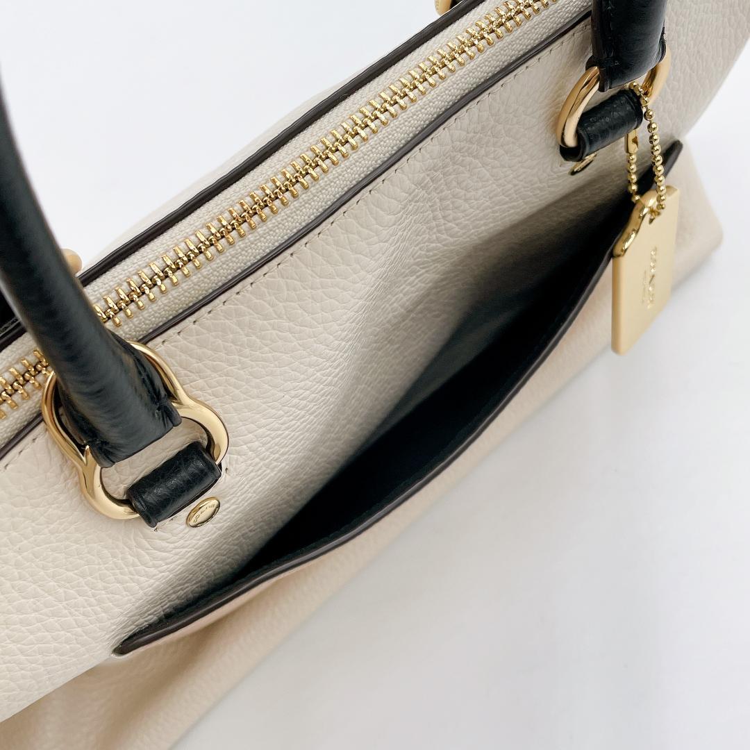 極美品 COACH 2WAYバッグ エマ サッチェル ショルダー 　f425