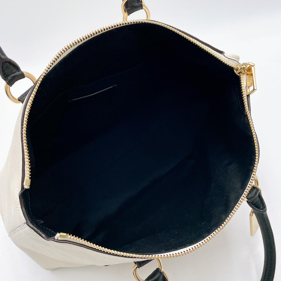 極美品 COACH 2WAYバッグ エマ サッチェル ショルダー 　f425