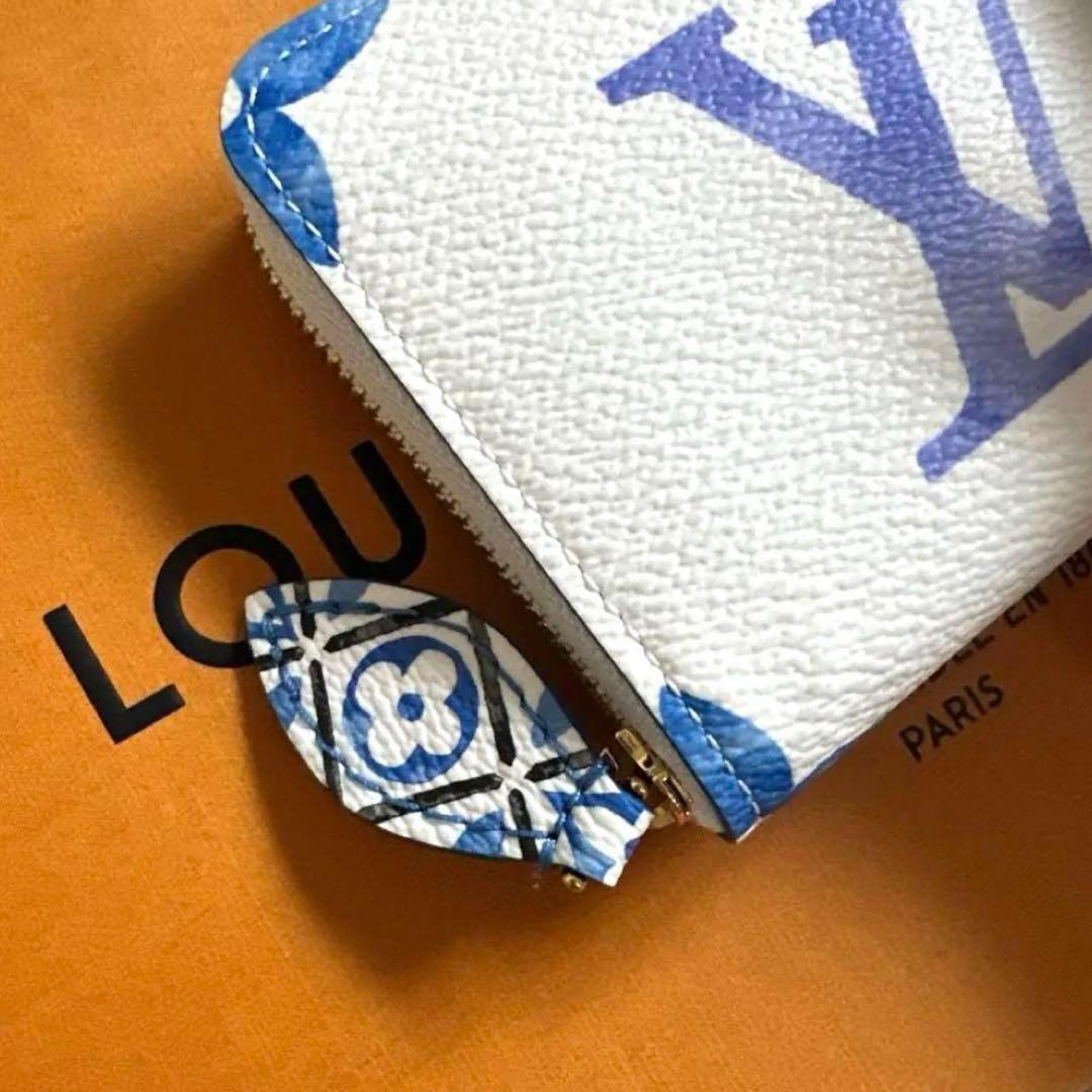 Louis Vuitton ジッピー・パース／バイザプール ブルーホワイト
