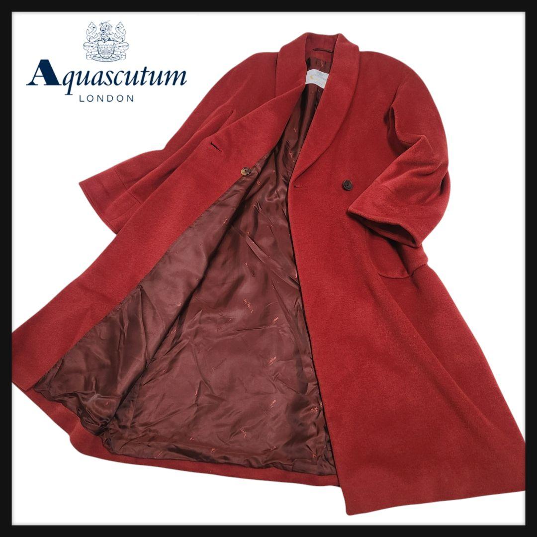 【英国製】Aquascutum ヴィンテージ 90's チェスターコート 大きめ