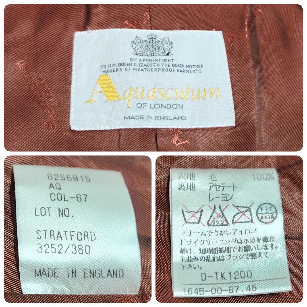 【英国製】Aquascutum ヴィンテージ 90's チェスターコート 大きめ