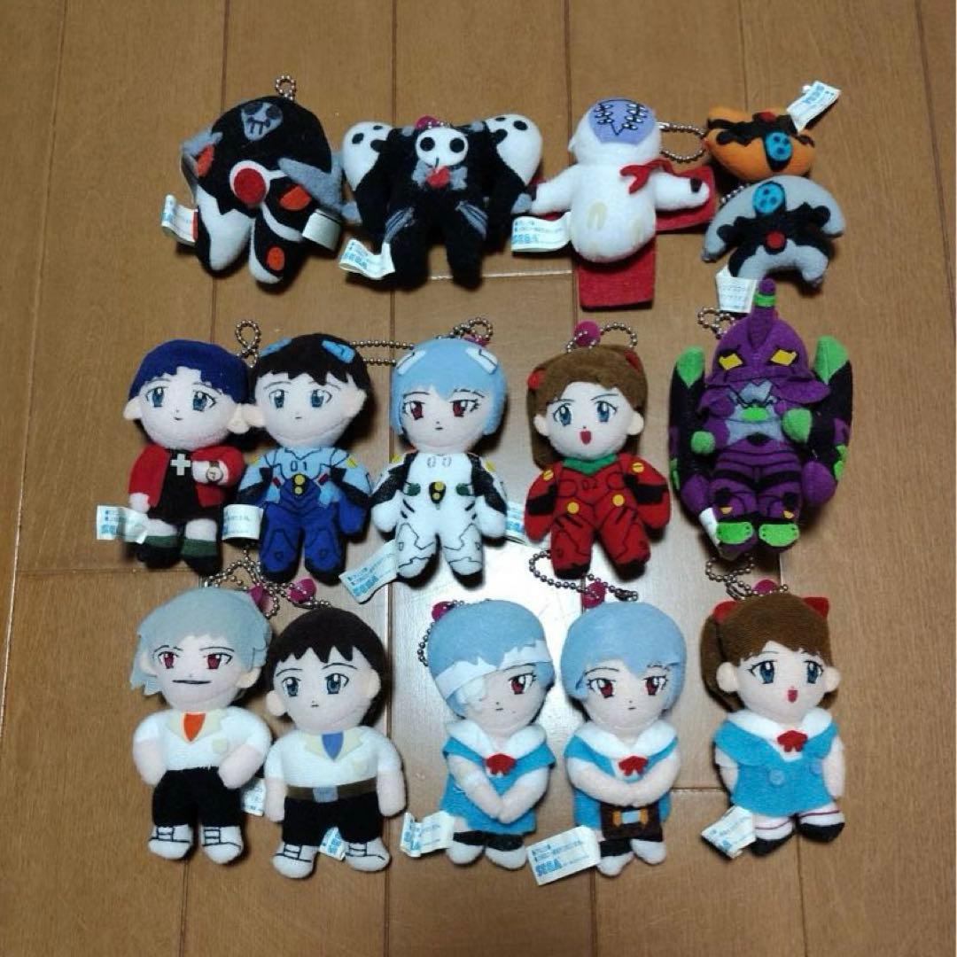 新世紀エヴァンゲリオン 2 キーチェーンマスコット 14体セット