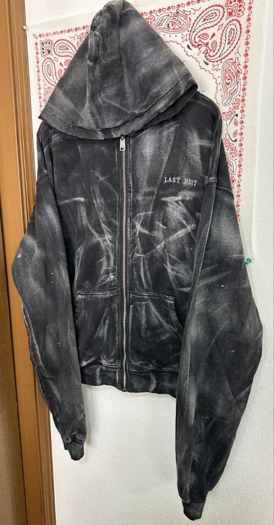 【激シブ・即売】LASTNEST　ラストネスト ウォッシュド　パーカー　グレー