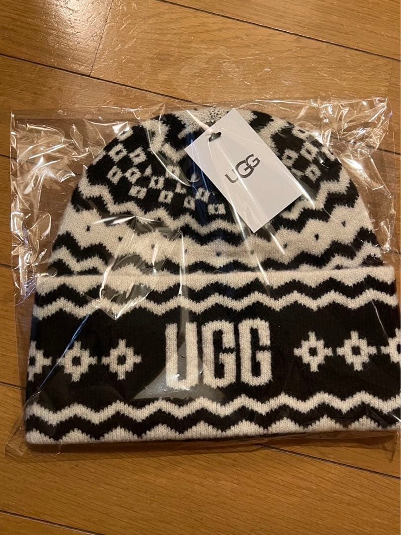 UGG 幾何学模様 ニット帽