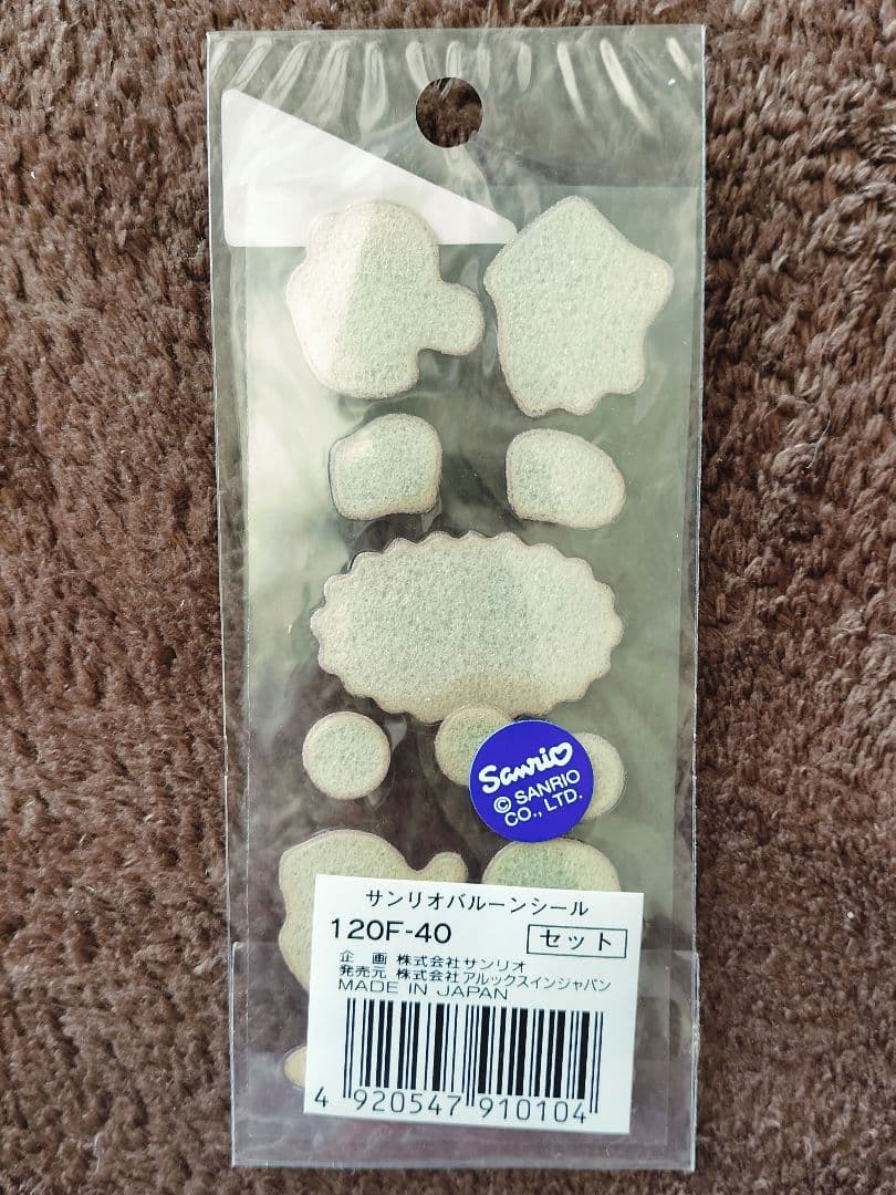 キキララ 90年代元祖？ぷくぷくシールと赤えんぴつセット