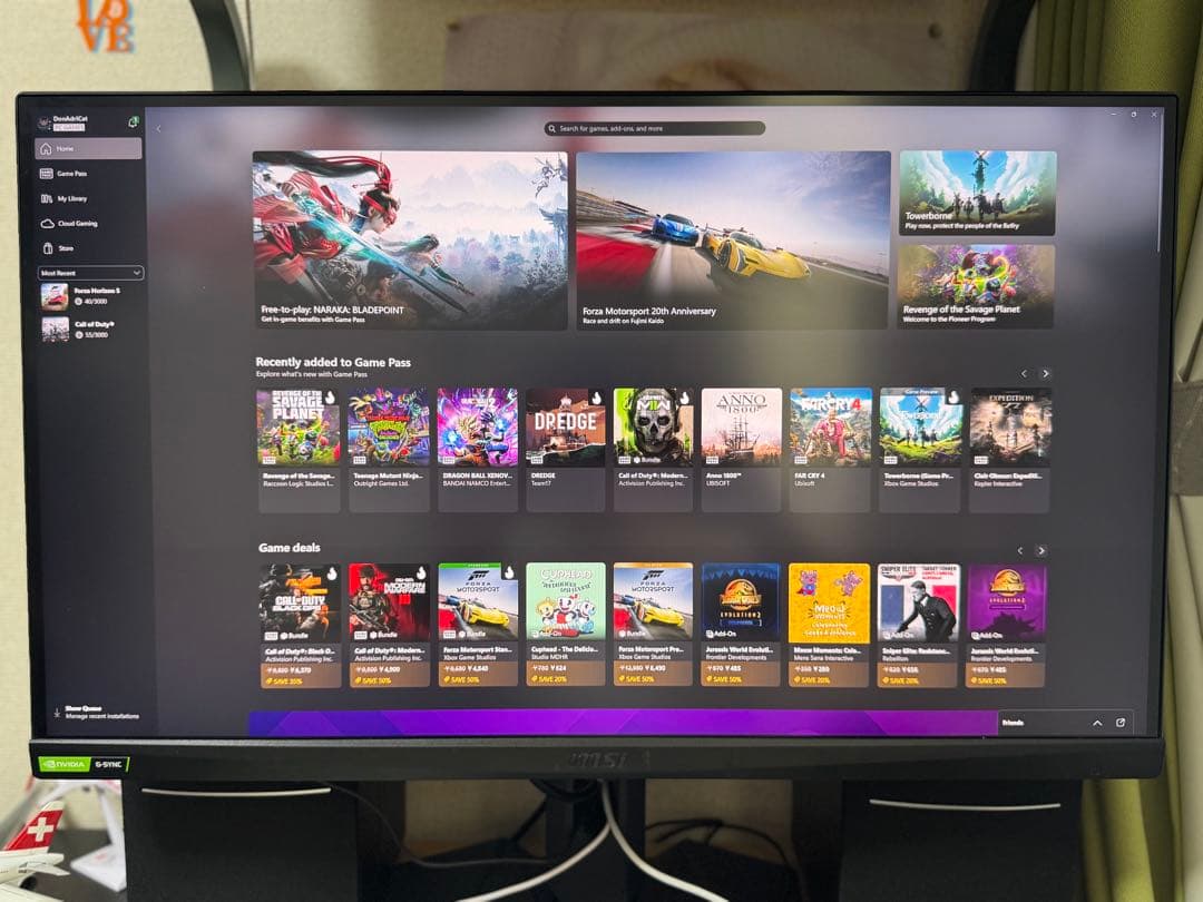 MSI OPTIX MAG274QR-QD 27インチモニター