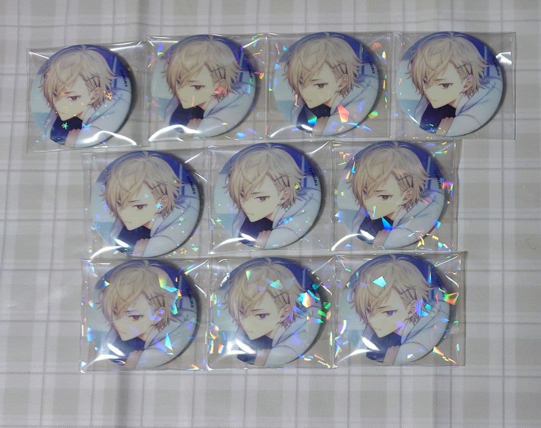 エイトリ 久楽間潮 キャラバッジ 10点