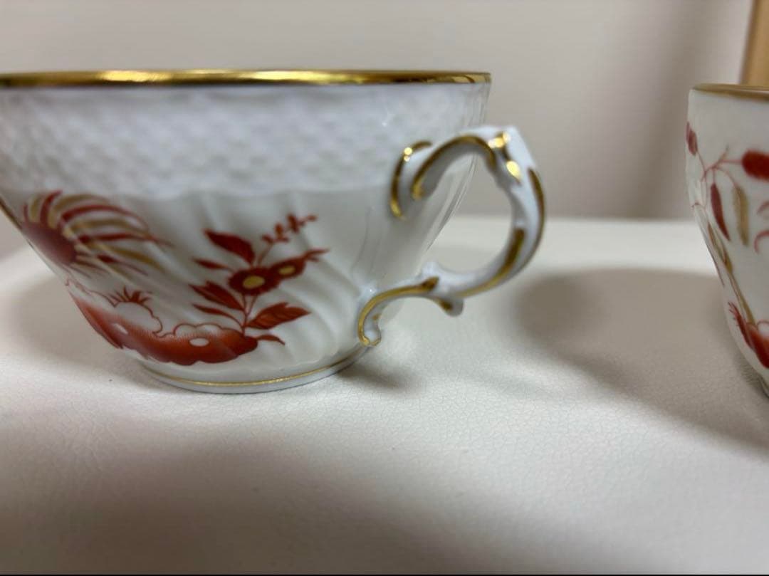 未使用近極美品　リチャードジノリ レット コック カップ&ソーサー✨イタリア1客