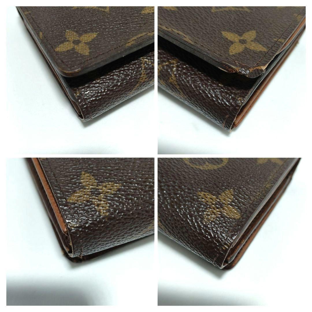 ルイヴィトン ポルトモネ ビエ トレゾール モノグラム 折り財布 PVC レザー