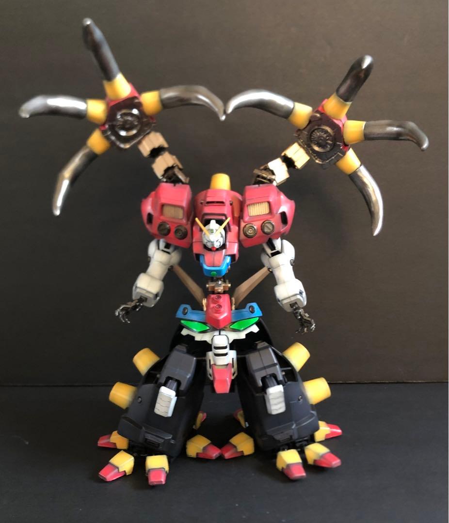 ガンプラ　バンダイ　デビルガンダム　旧キット　改造　全塗装　完成品【Gガンダム】