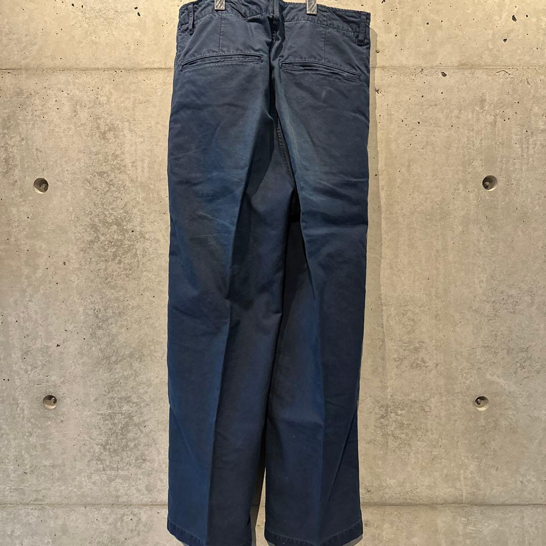 パンツ vlsvim EX WIDE CHINO PANTS CRASH(INDIGO2